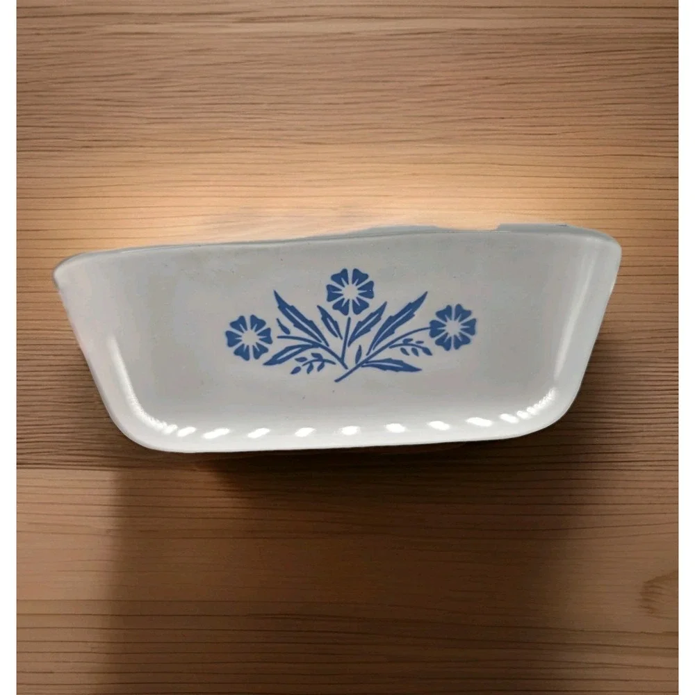 Vintage 2 Corning Ware Blue Cornflower P-41 Petite Pan Casserole 1950s - 60s