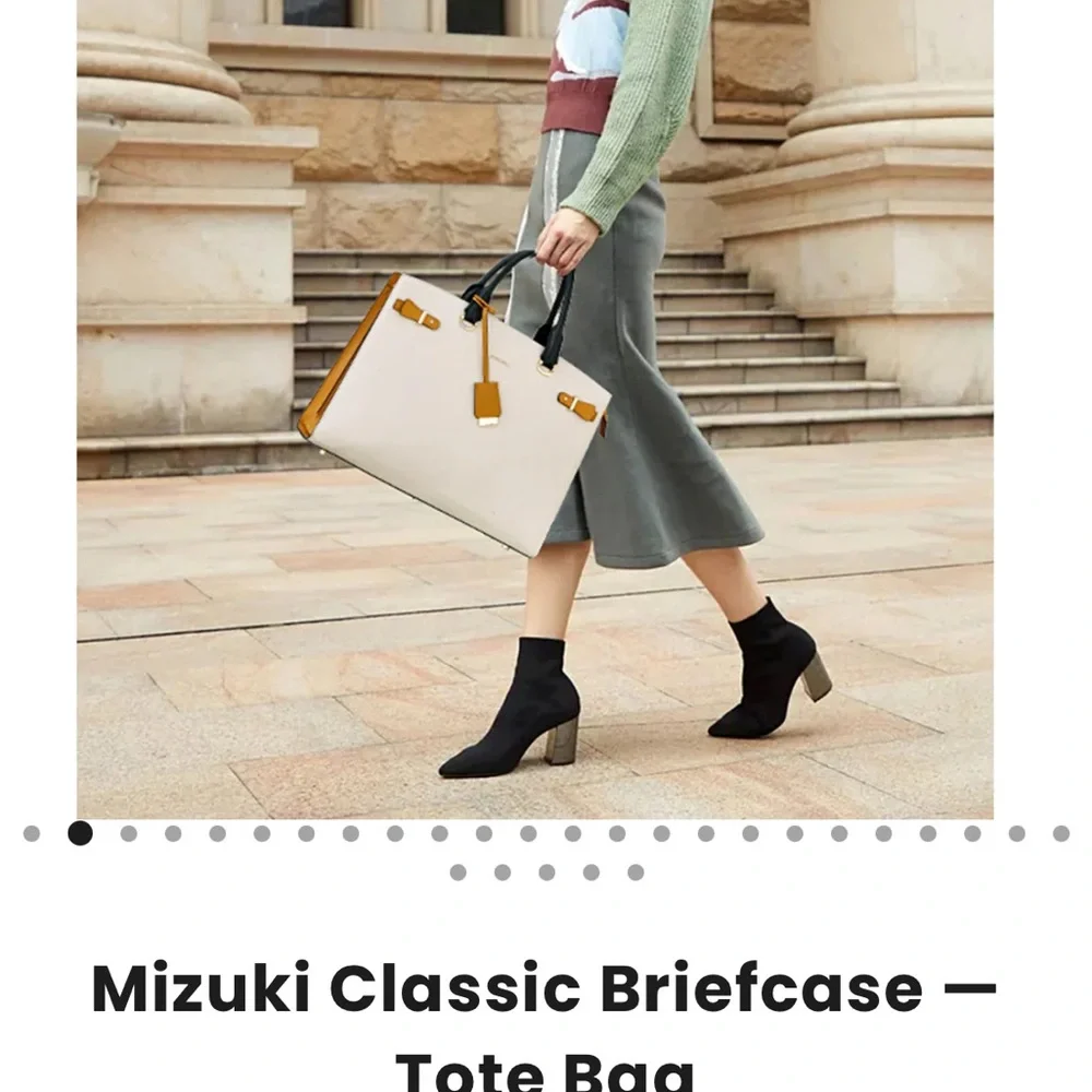 Bostanten Elegant Briefcase - Gold and Black