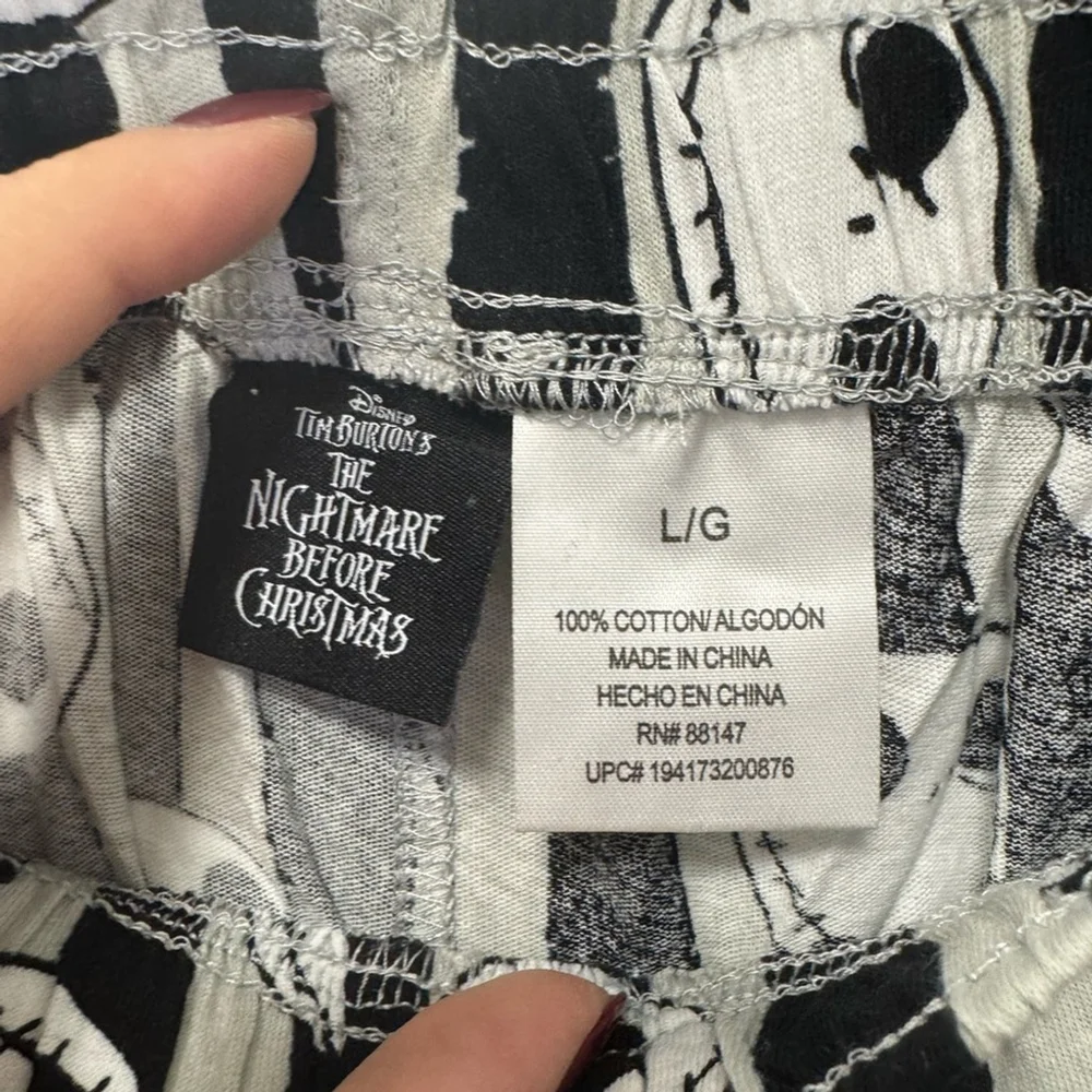 Disney Black and White Nightmare Before Christmas Apparel