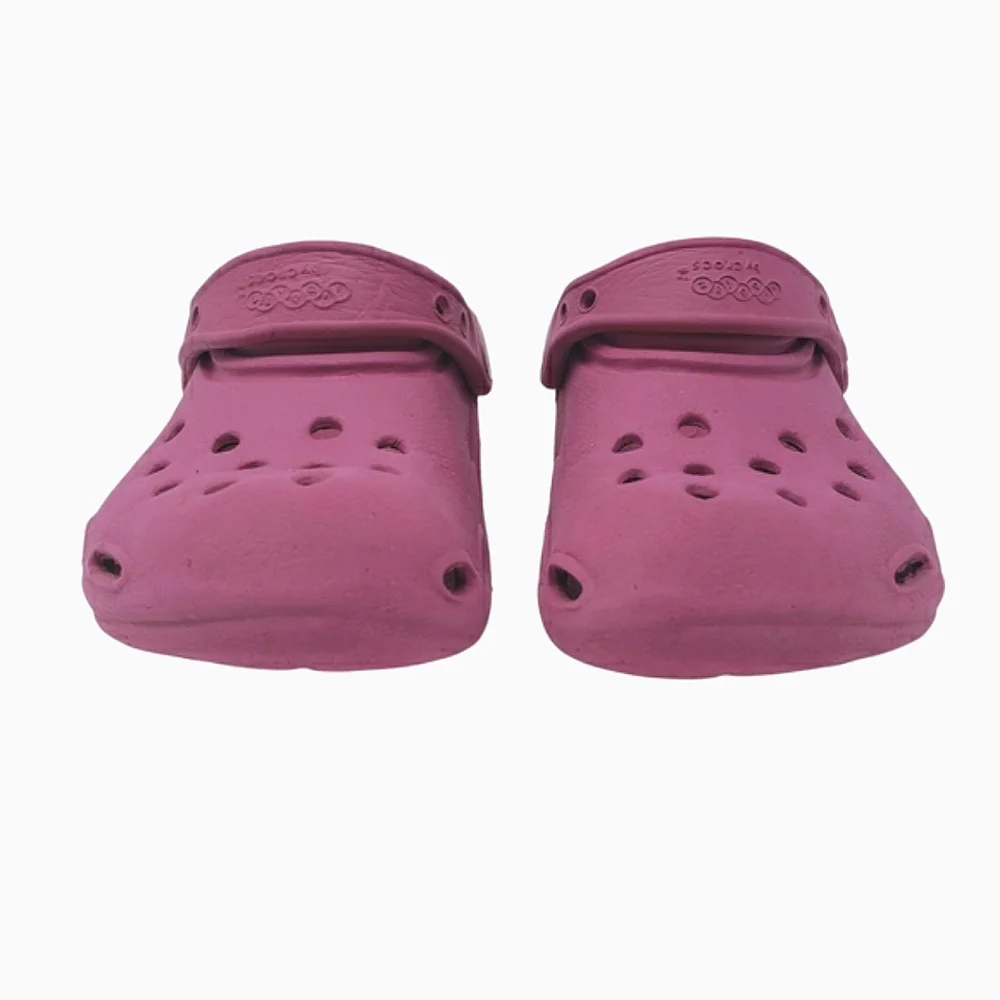 Crocs Jibbitz Girls‎ Size S Pink Slip On Convertible Back Strap