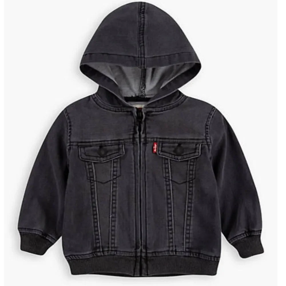Levi's Indigo Knit Hoodie Sweatshirt Jacket Baby Boys