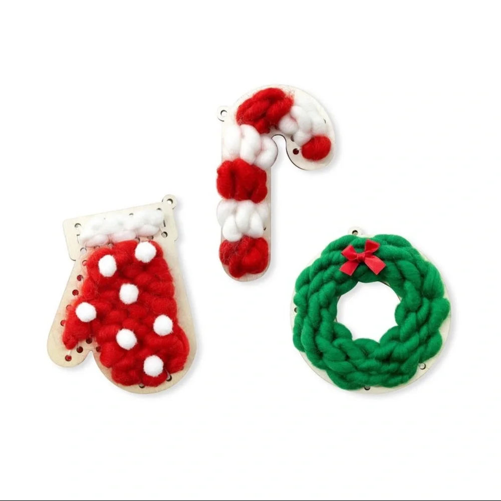 New! Target Bullseye Playground Mini Weaving Loom Set with 3 Holiday Designs