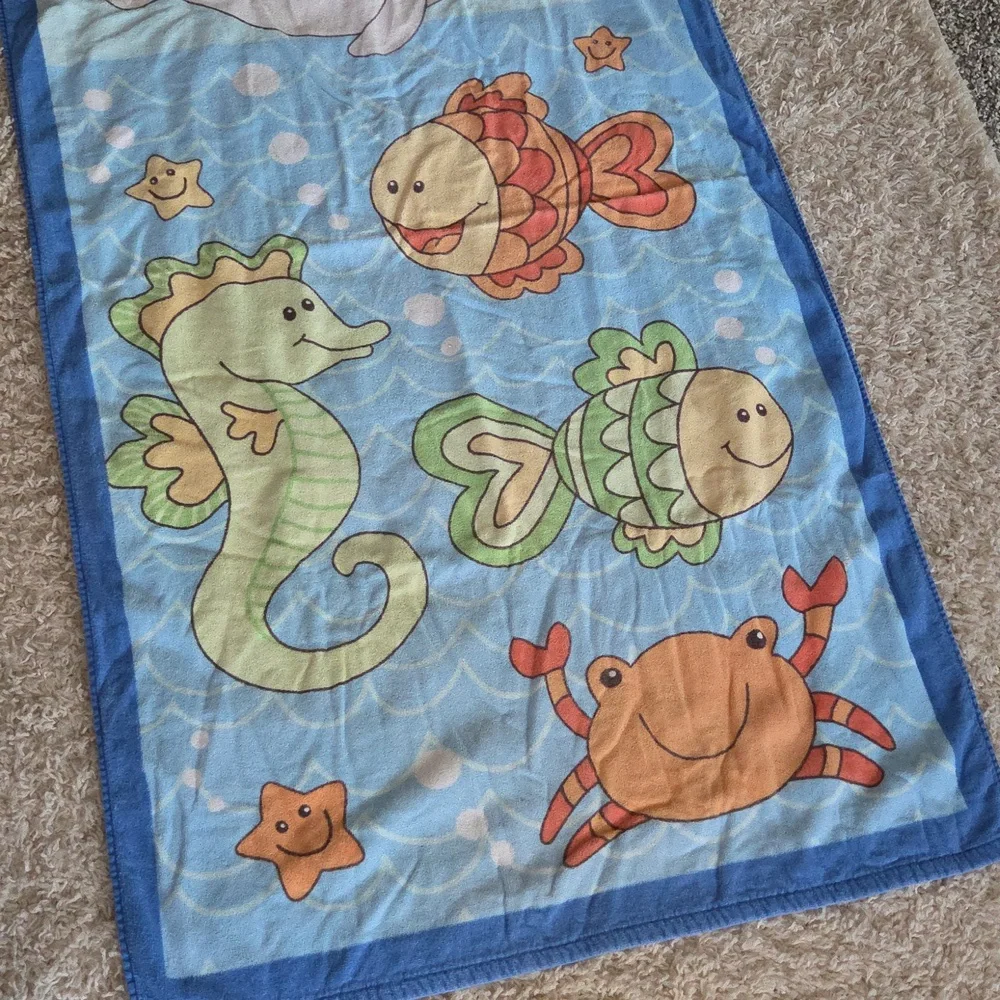 Vintage Under The Sea Ocean Adventure Kids Bath Pool Beach Towel