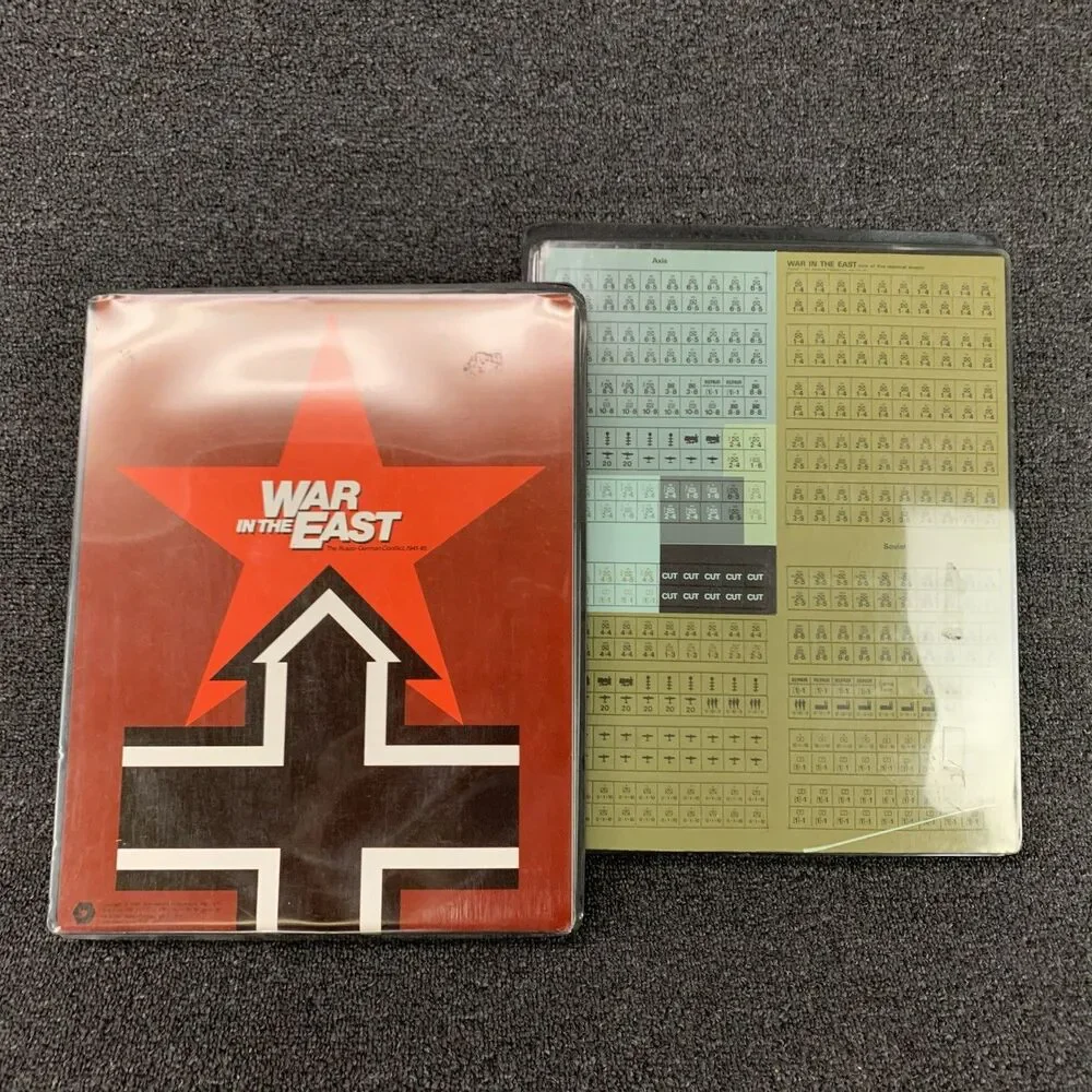 SPI Tray Game 1974 WAR In The EAST 1st Ed Russo-German Conflict (UNPUNCHED) Rare
