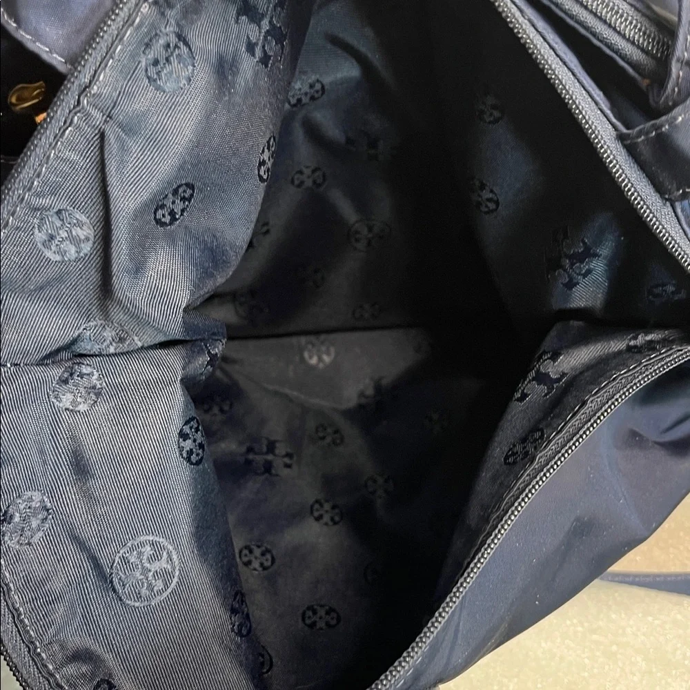 Tory Burch blue hardware burch