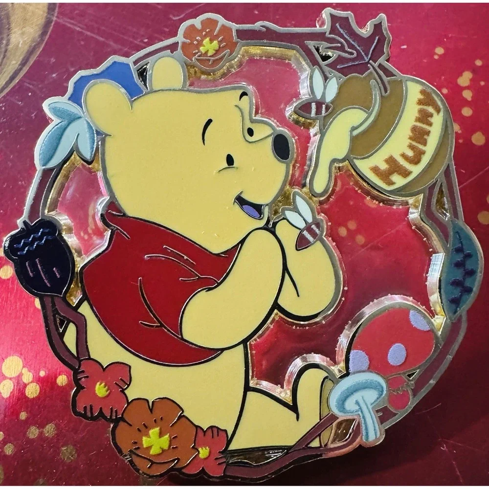 Disney Pin BoxLunch Winnie the Pooh Wreath Series Mystery Set Blind Box Hunny