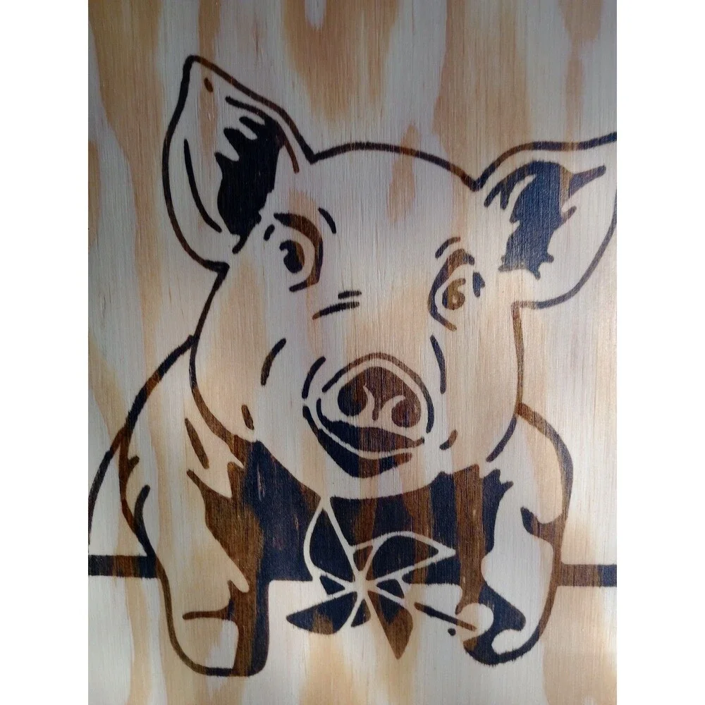 Handmade pig pinwheel
