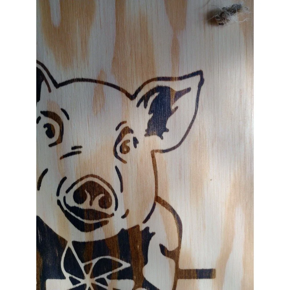 Handmade pig pinwheel
