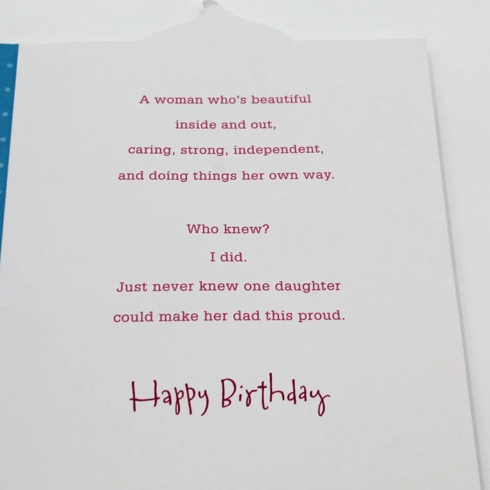 Carlton Cards daddy little