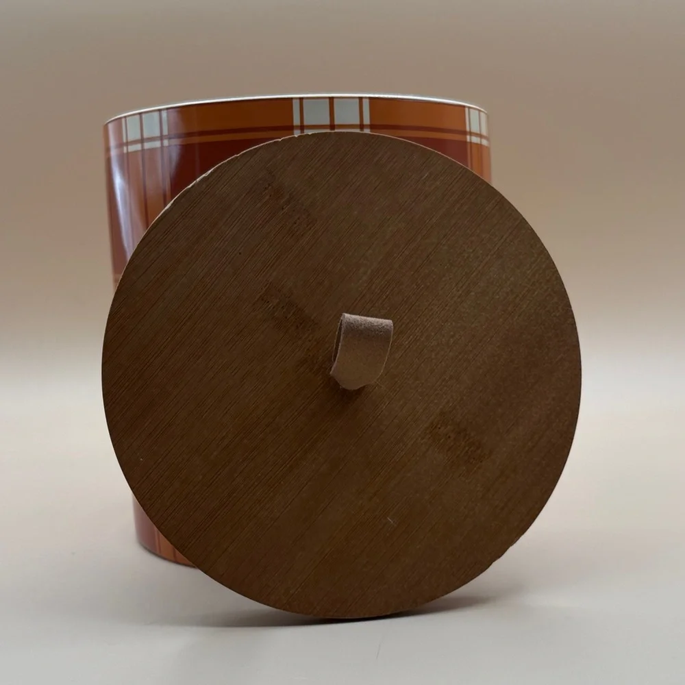Youly plaid canister