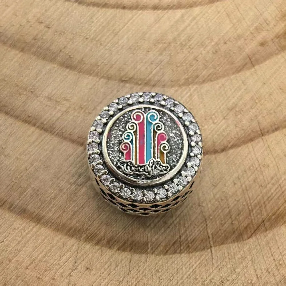 Pandora Exclusive Bead Charm Pendant, S925 Silver Jewelry