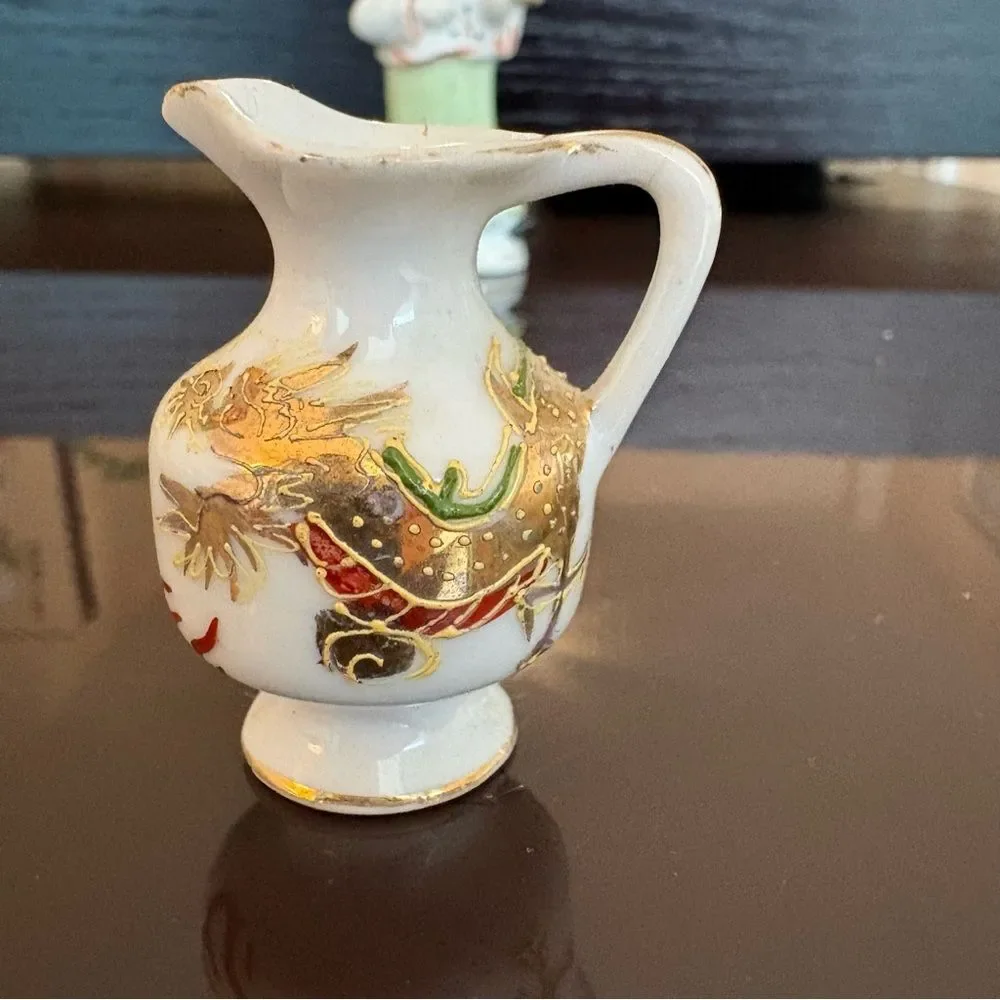 Vintage Occupied Japan Ceramic Figurine Set