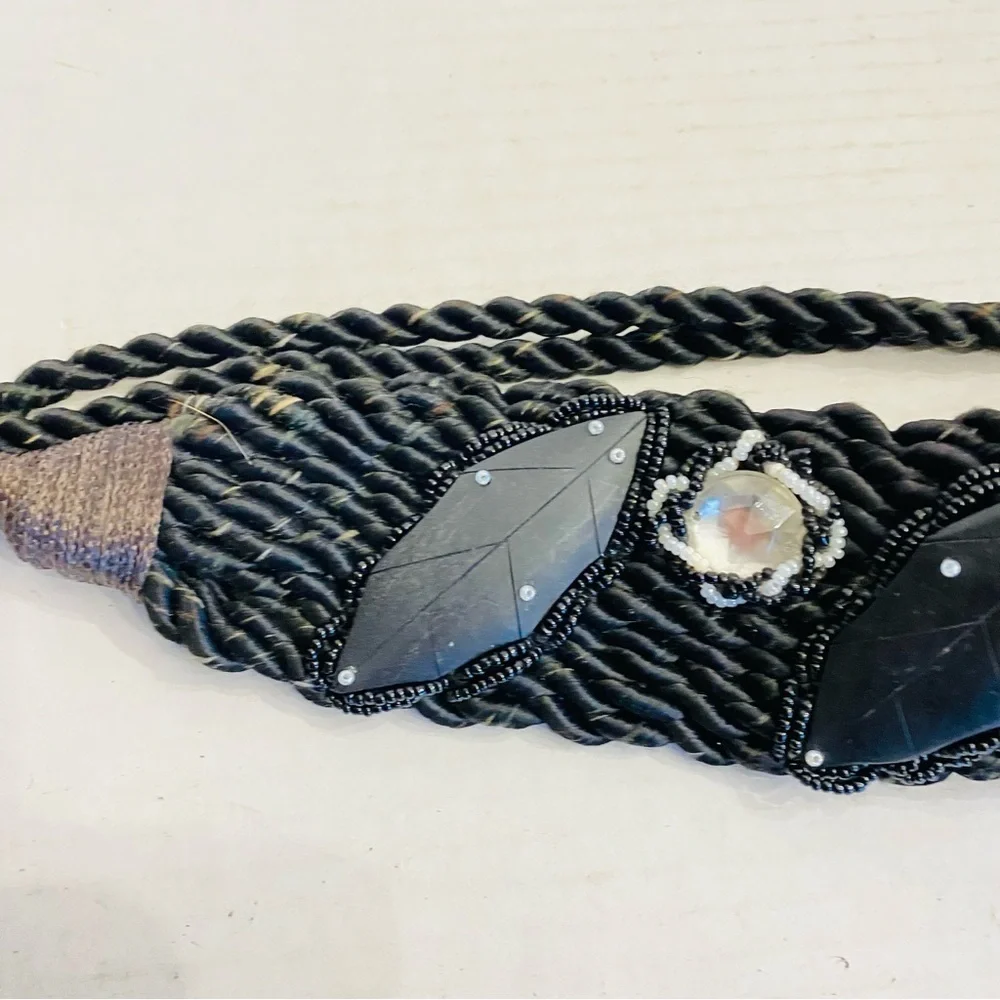 Vintage wood beaded
