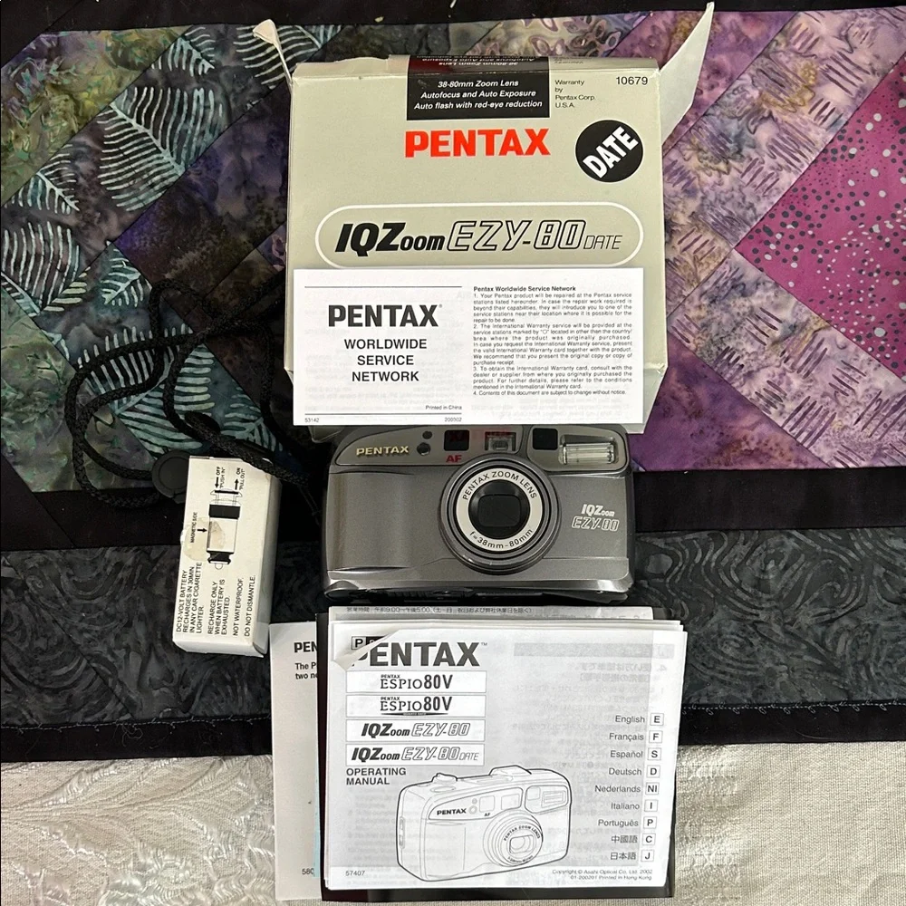 Pentax instructions carrying design
