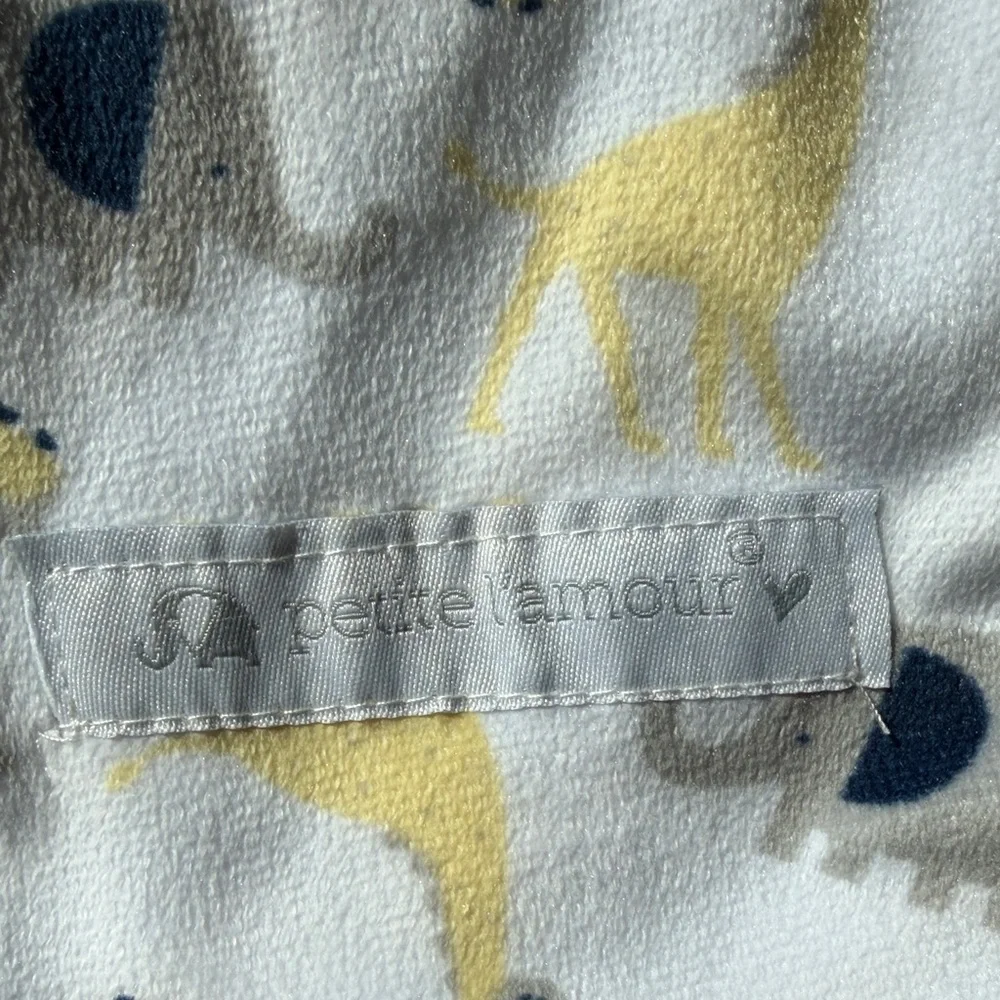 Petite L’amour— Animal Print Baby Swaddle Blanket