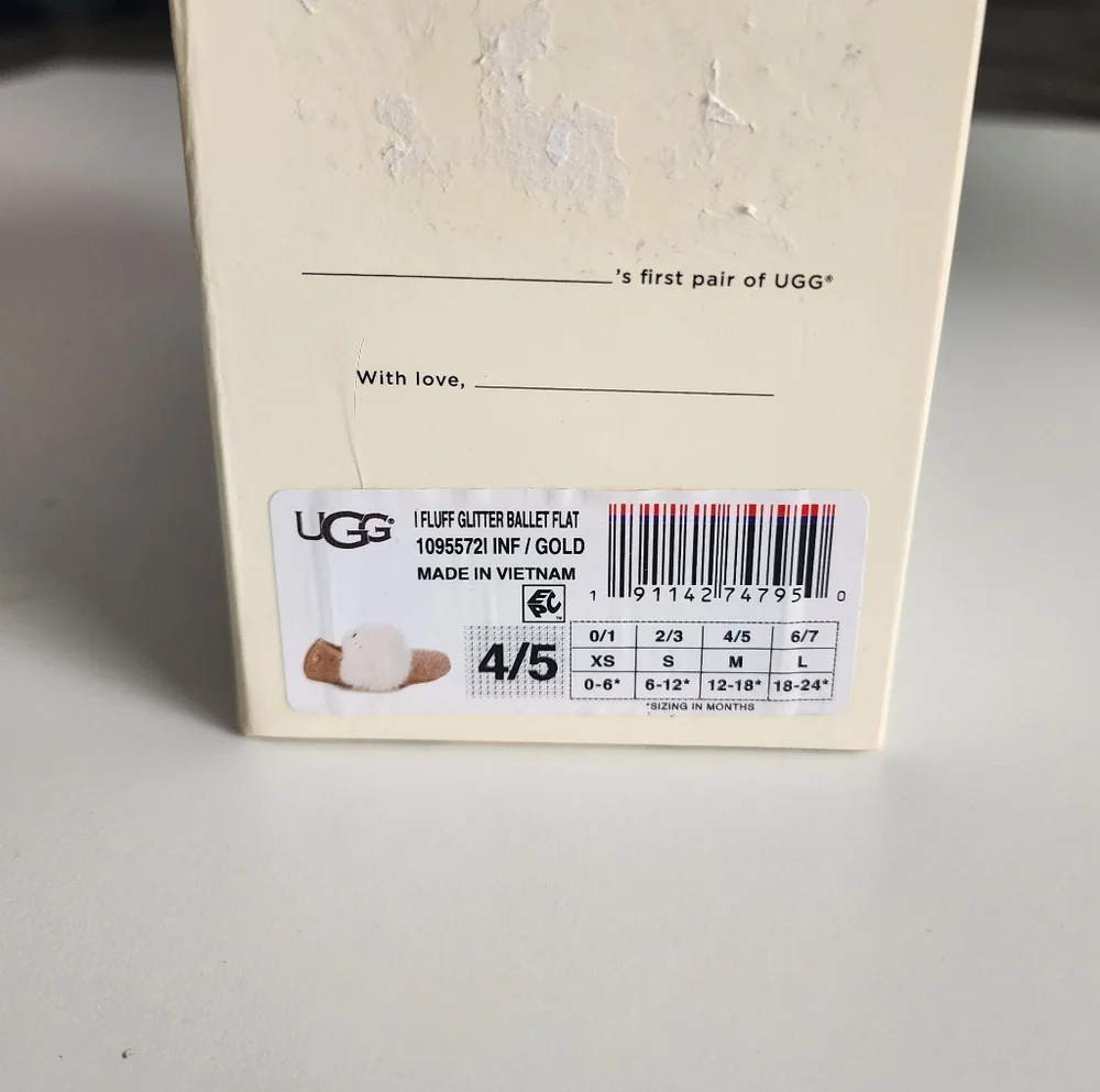 UGG baby gold
