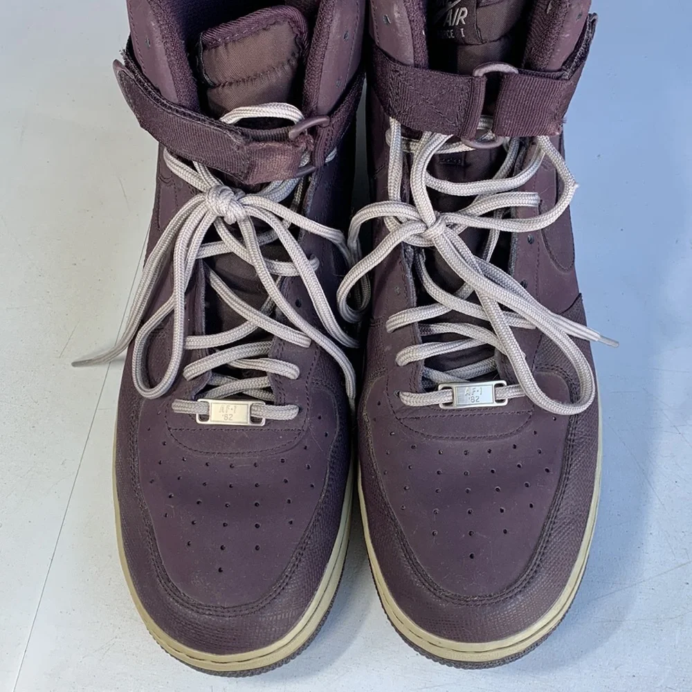 Nike Air Force 1 High ’07 Men’s Size 12 Port‎ Wine Suede Basketball Sneakers