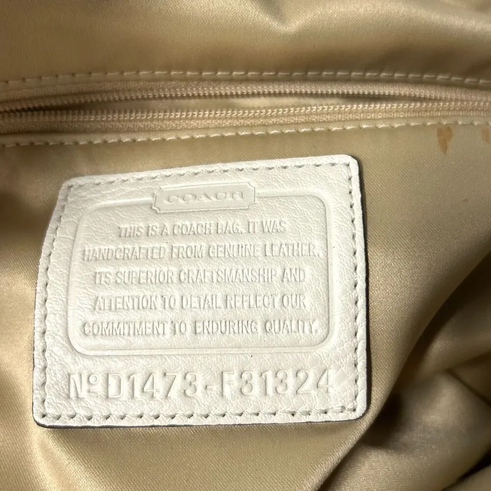 Coach color ivory