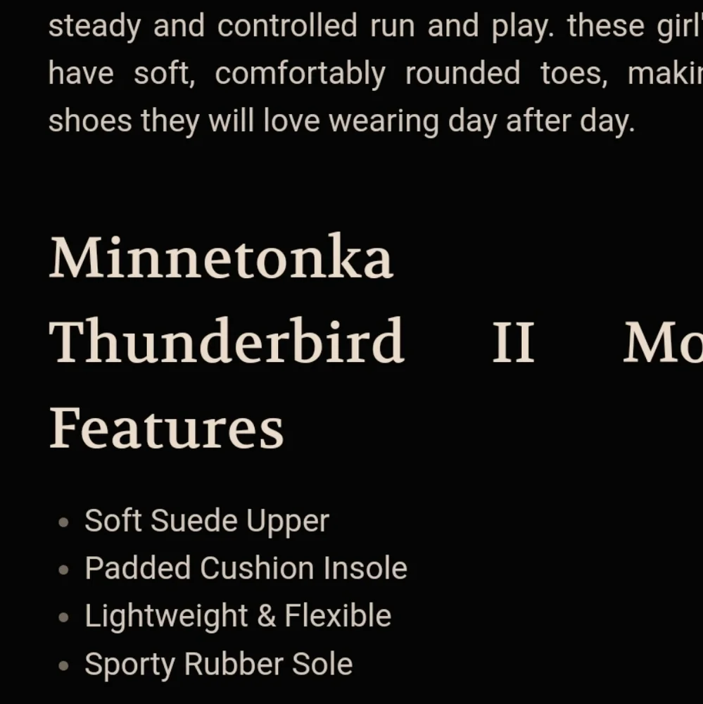 Minnetonka thunderbird girl