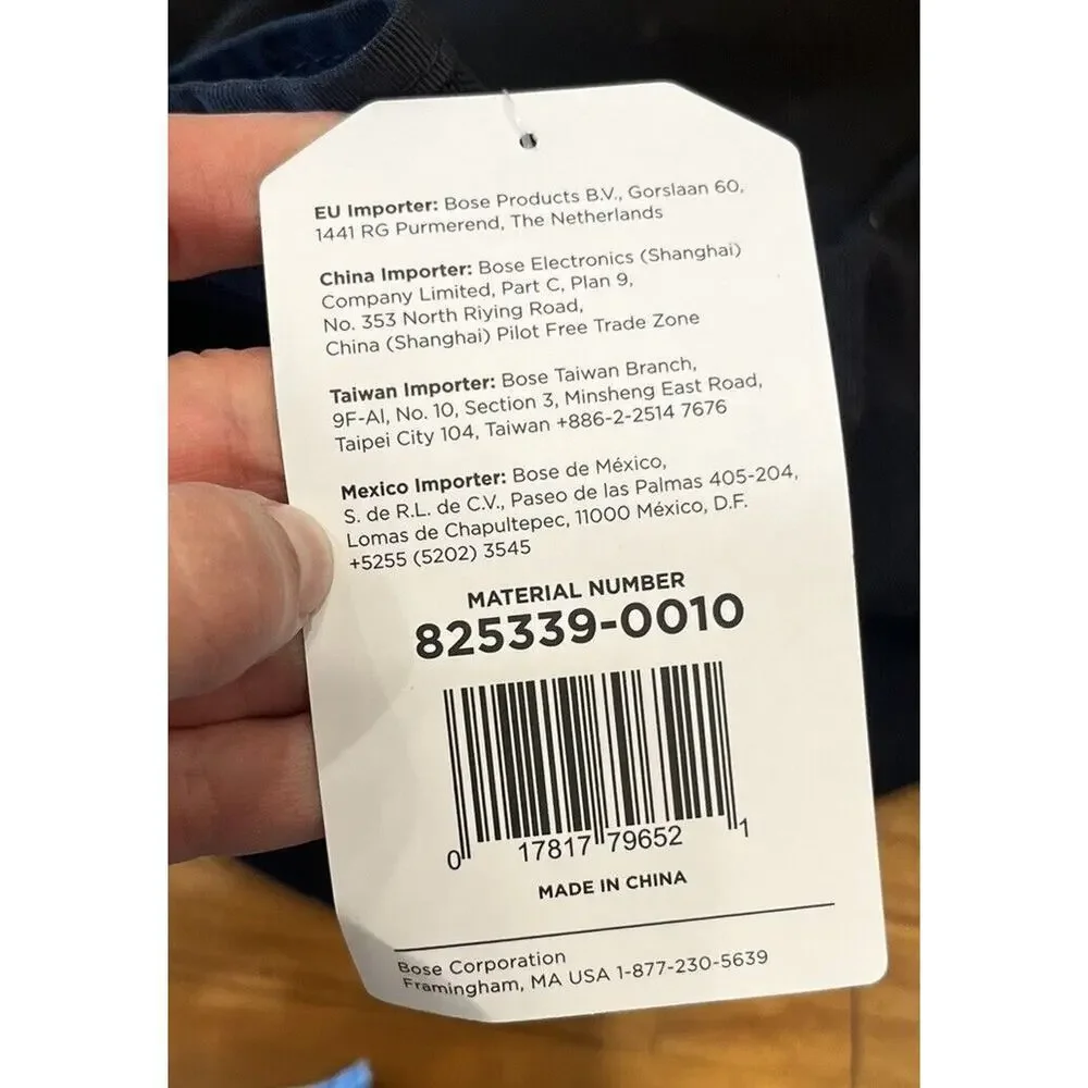Bose new tag