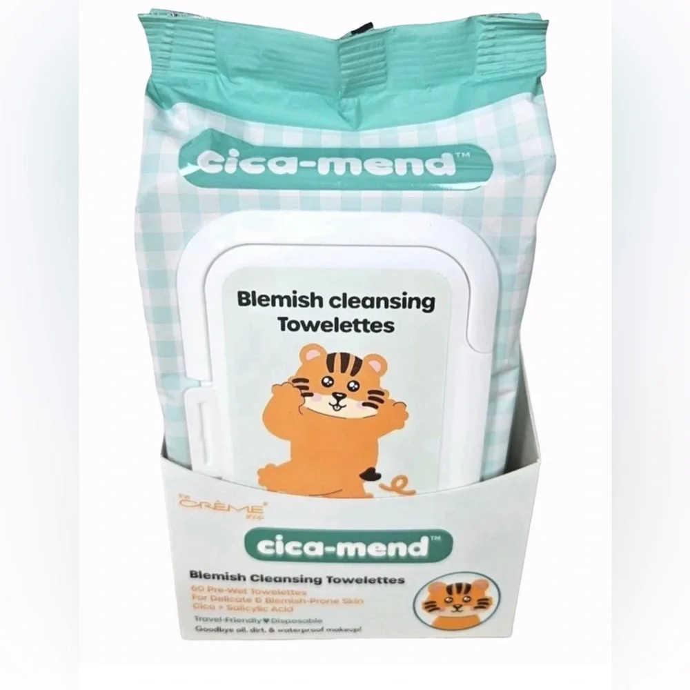 The Creme Shop Cina-Mend 60 Count Blemish Cleansing Towelettes New in Packaging