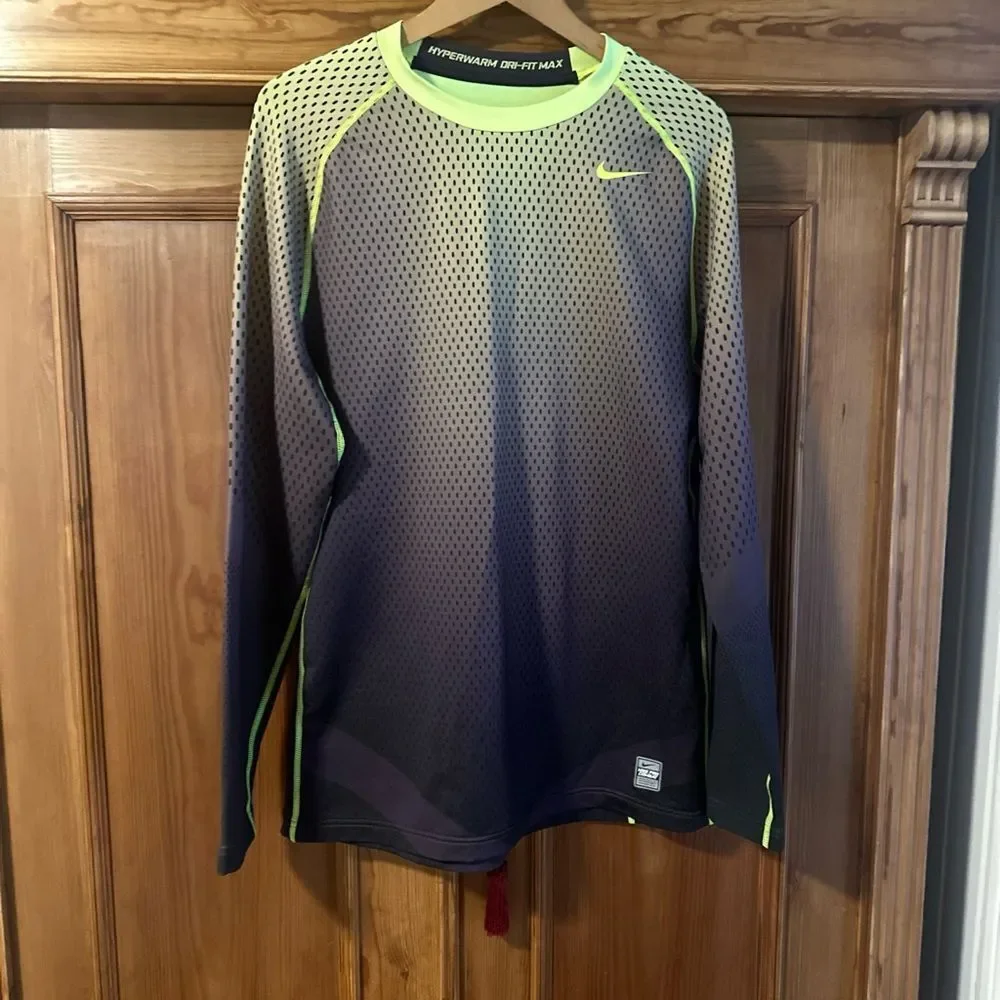 Nike Men's pro combat dry fit athletic shirt sz Large