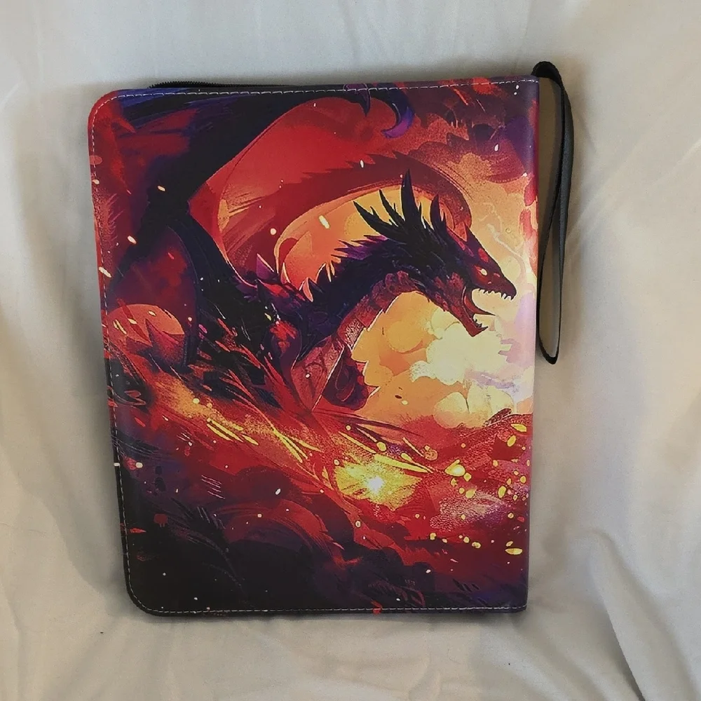 Mystical Dragon Binder - Purple and Blue