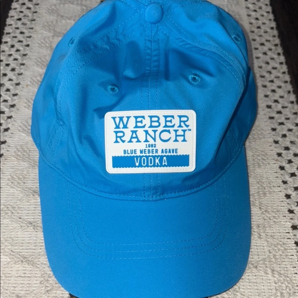 Weber Ranch Blue Weber Agave Turquoise Baseball Cap - NWOT