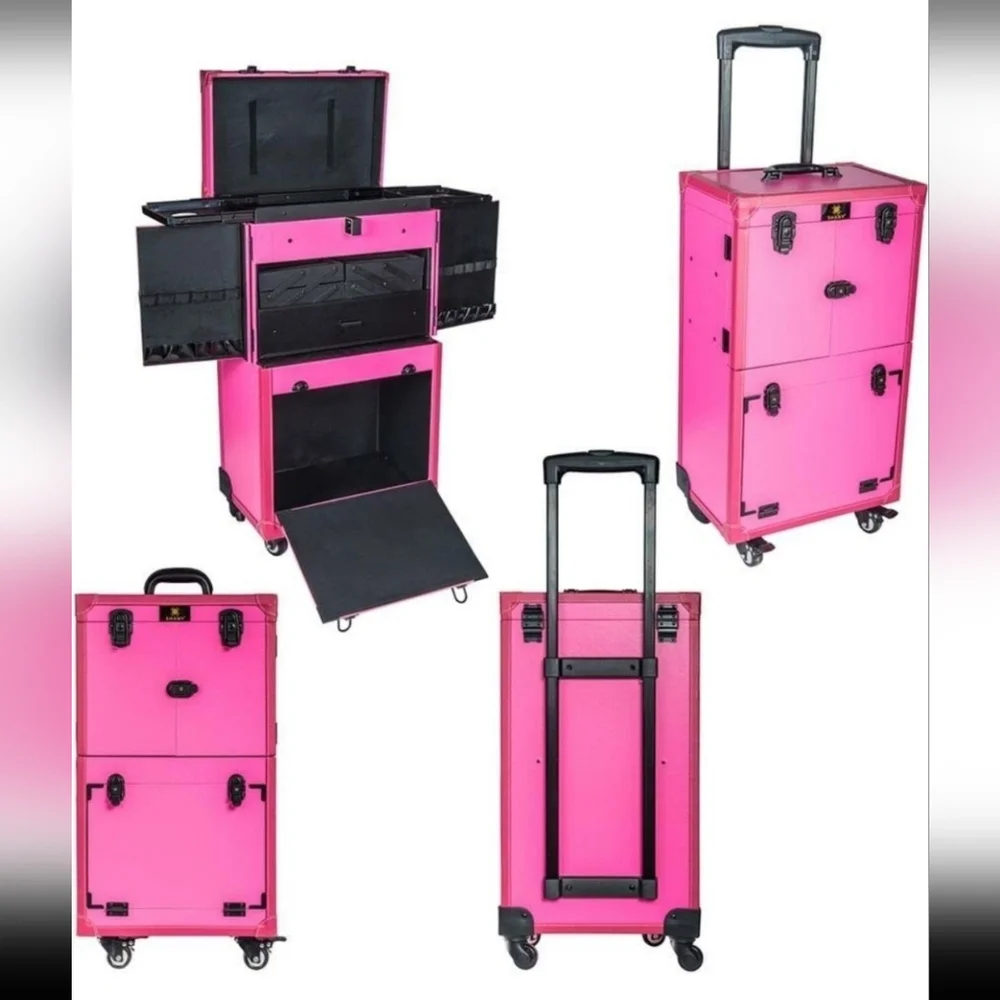 Pink Rolling Makeup Case ☆ READ DESCRIPTION☆