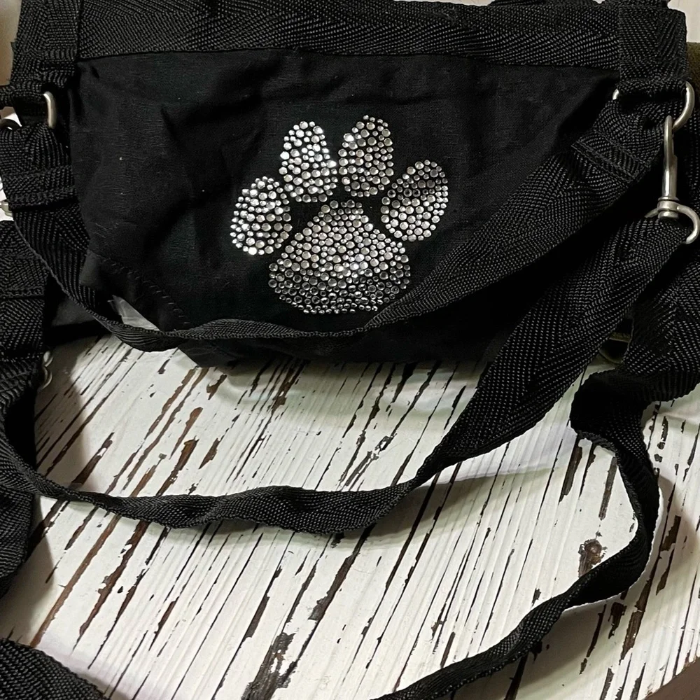 Puppy Purse stylish black