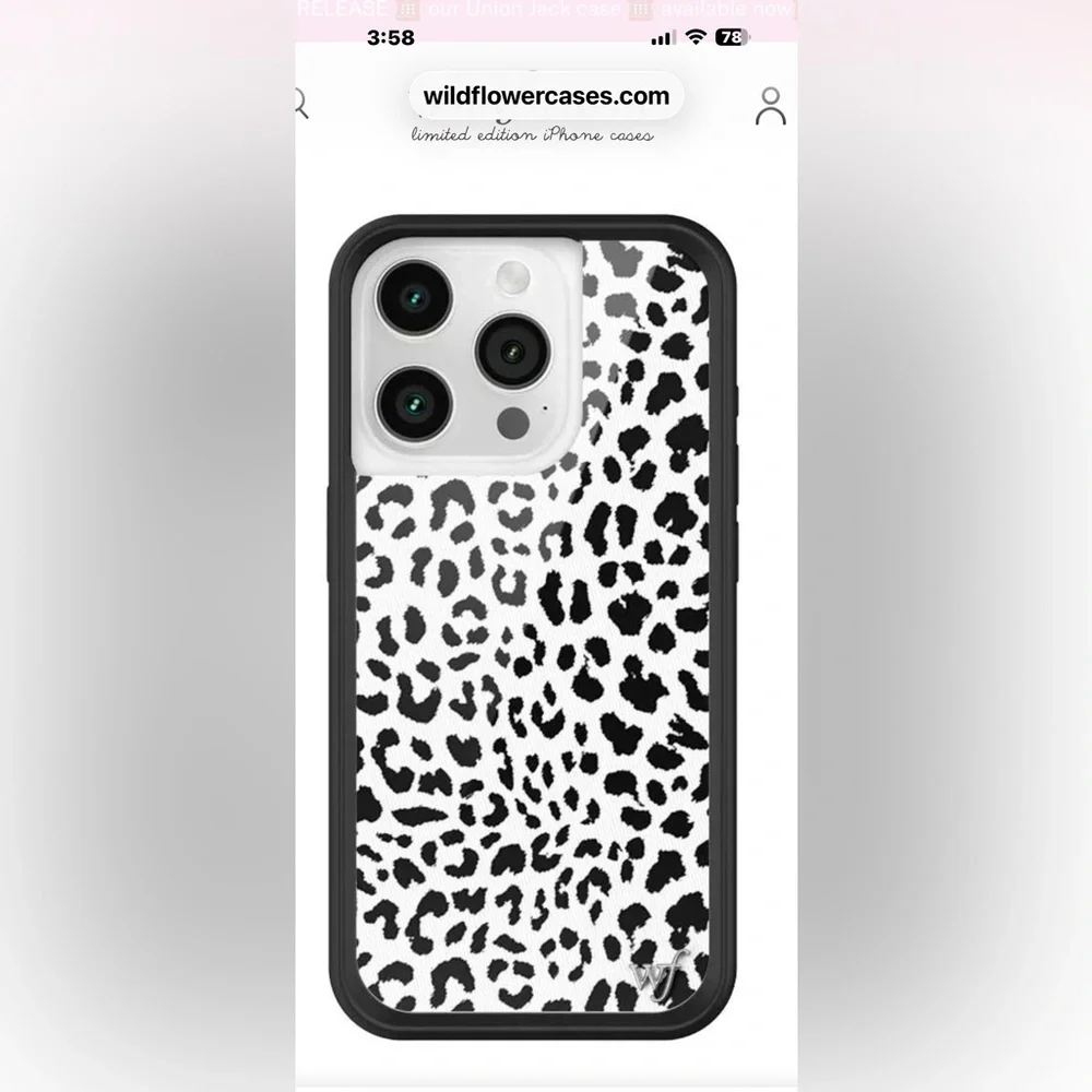 WILDFLOWER Snow Leopard IPhone 13 Pro Max Case