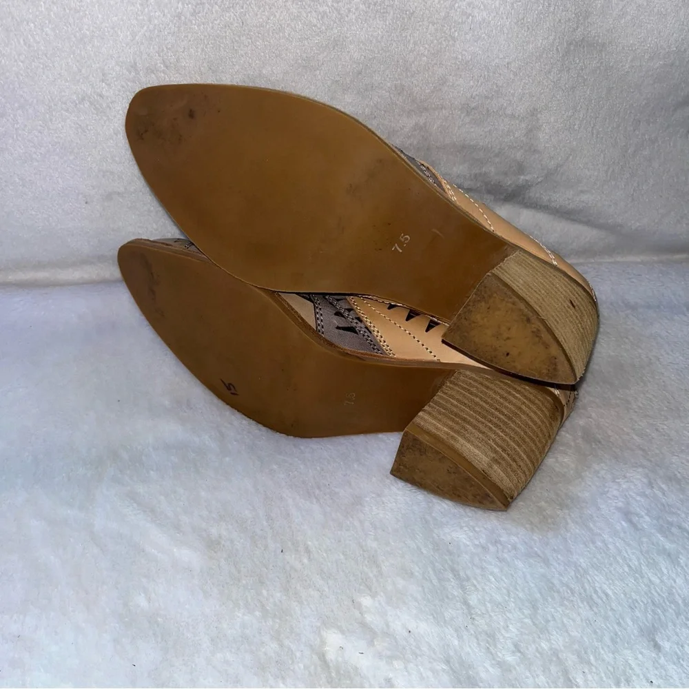 Jeffrey Campbell for Free People Faviola Color Block Cutout Western Booties 7.5
