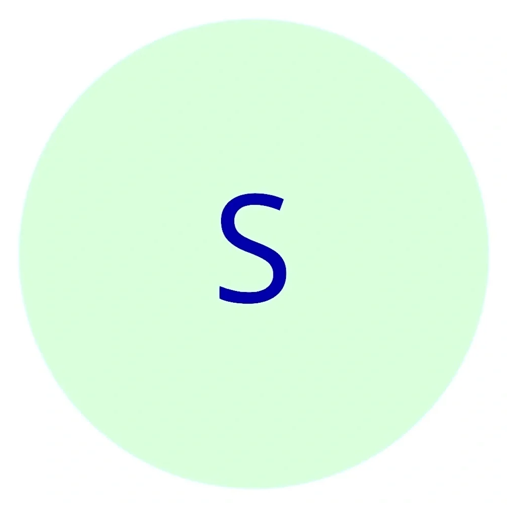30 STICKERS‎ - 2” ROUND - SIZE S LABELS