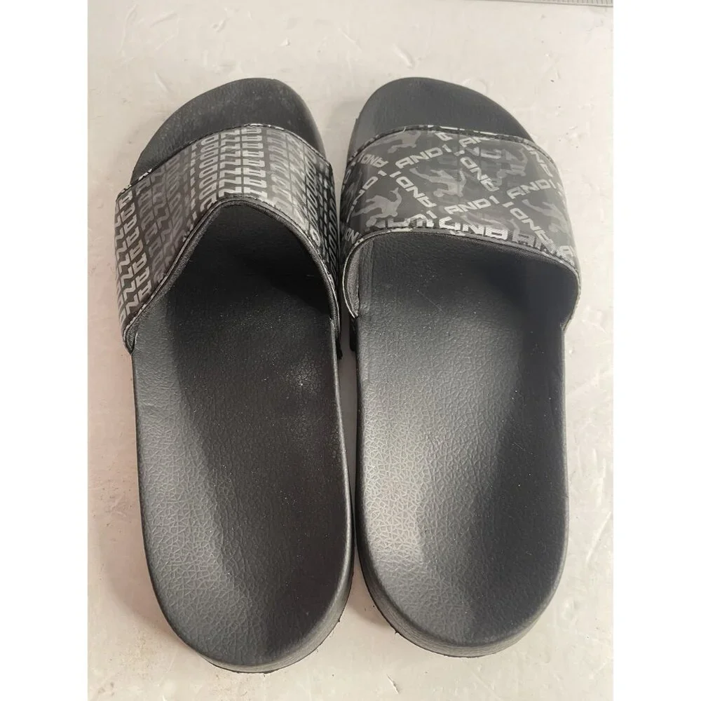 And1 black mnan20es056 slippers