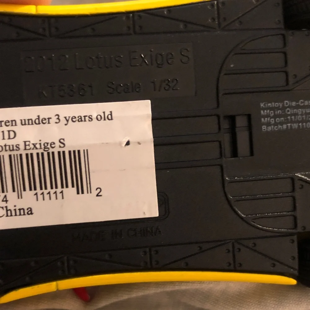 kinsmart bright yellow