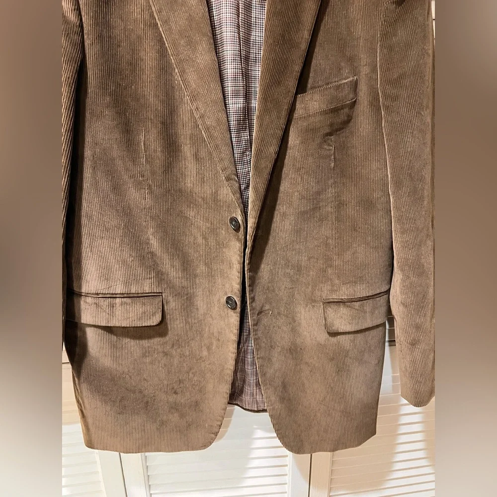 Vintage Saddlebred Corduroy Brown Blazer 42L NWOT