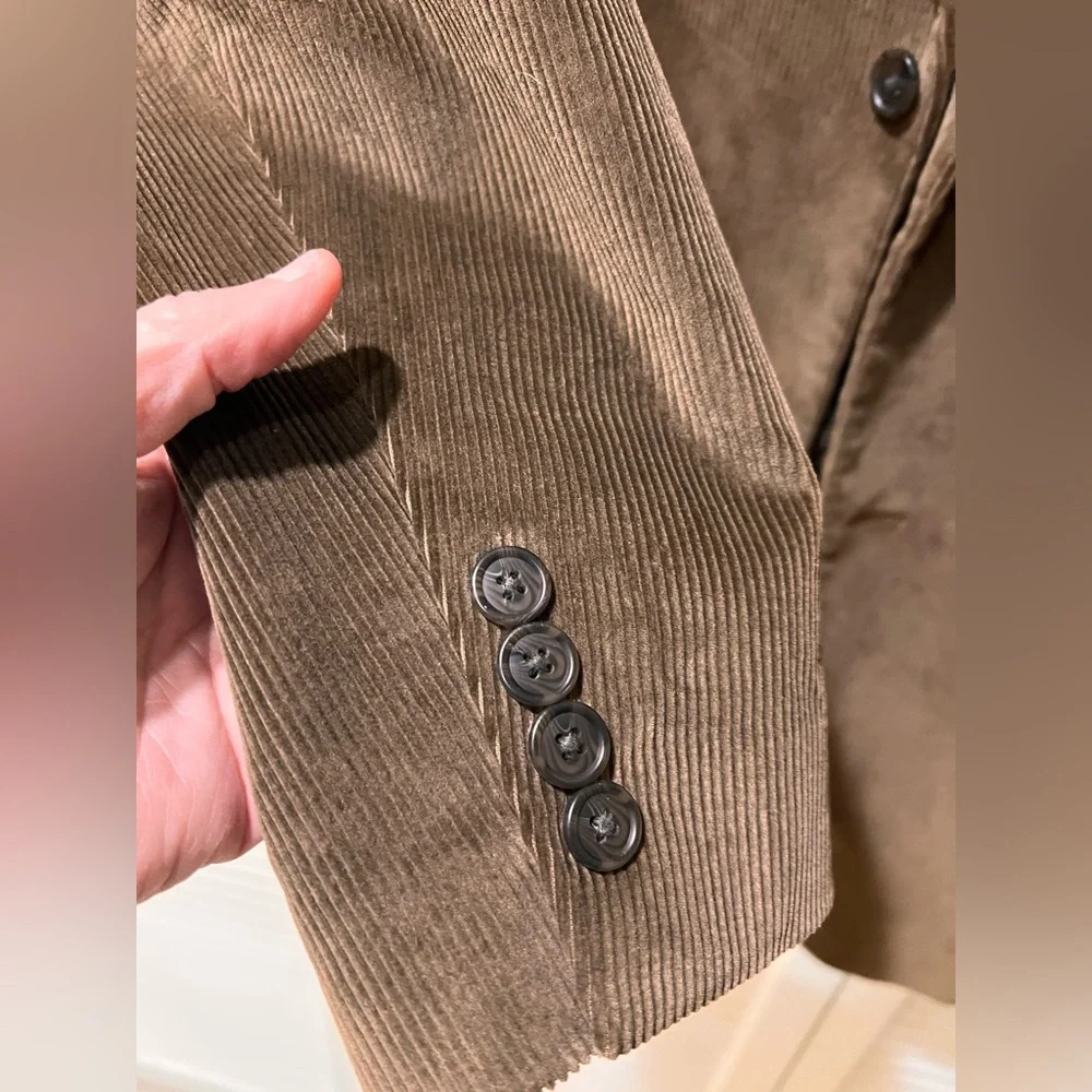 Vintage Saddlebred Corduroy Brown Blazer 42L NWOT