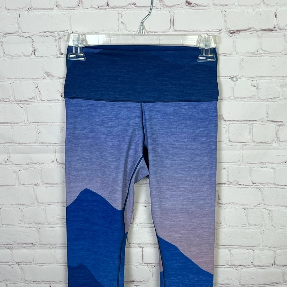 Colorado Threads Mountain Sunset Native Yoga Leggings