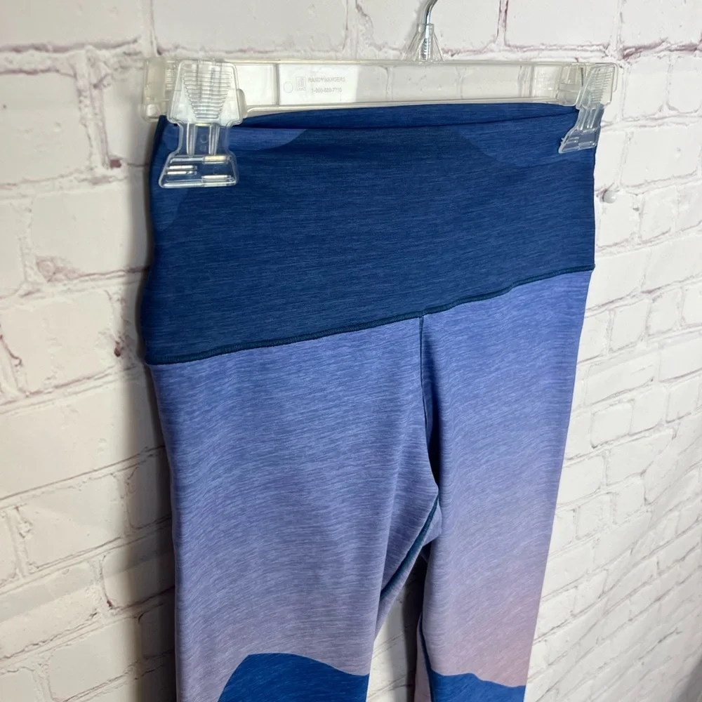 Colorado Threads Mountain Sunset Native Yoga Leggings