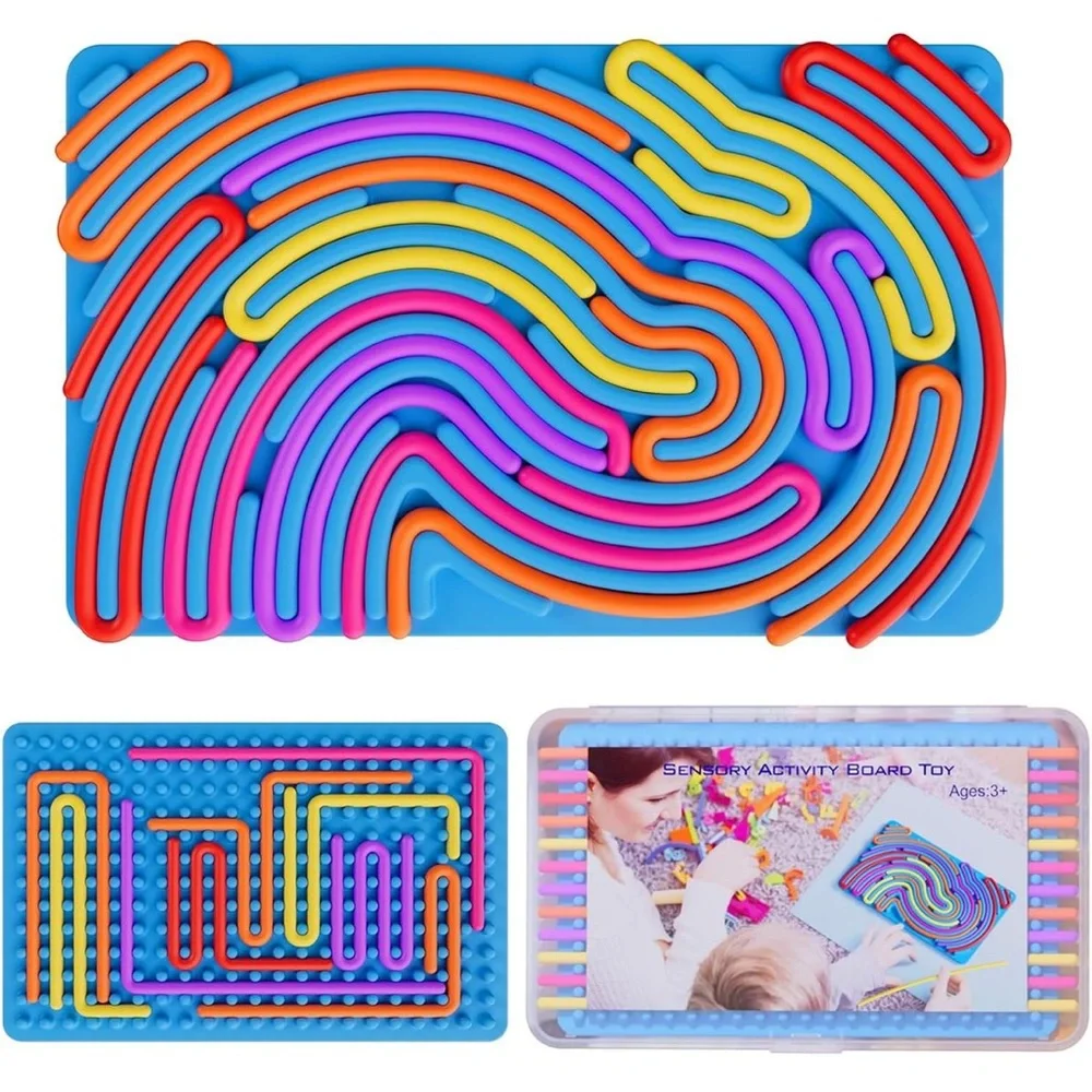 Sensory Activity Board Fidget Toy Travel Calm Down Toy NEW