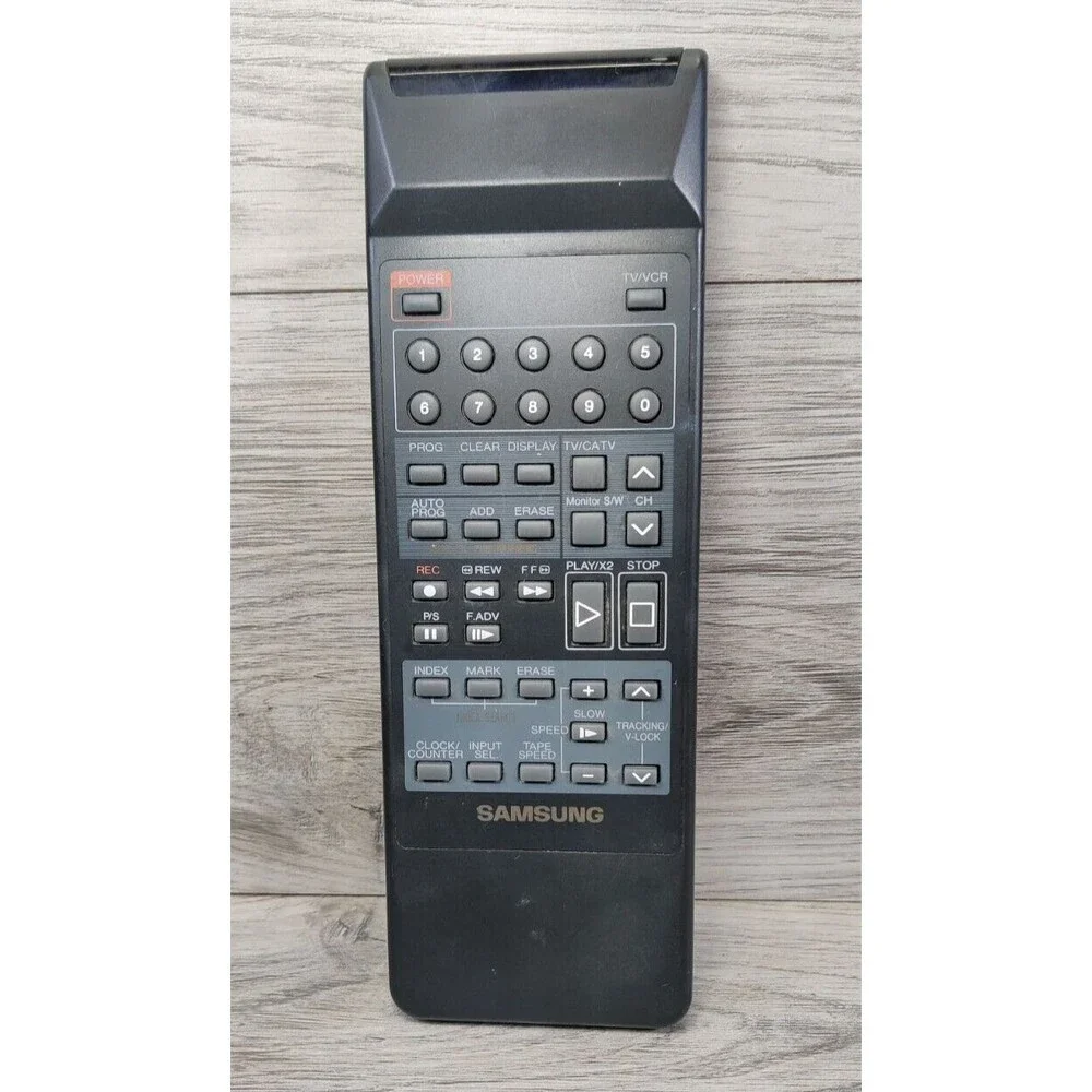 Samsung TV VCR Remote Control 3F14 00027 030 MRV2000C MRV2100 MRV2155 MRV3100