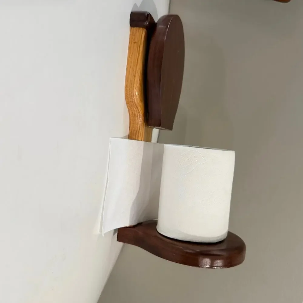 Handmade wooden toilet