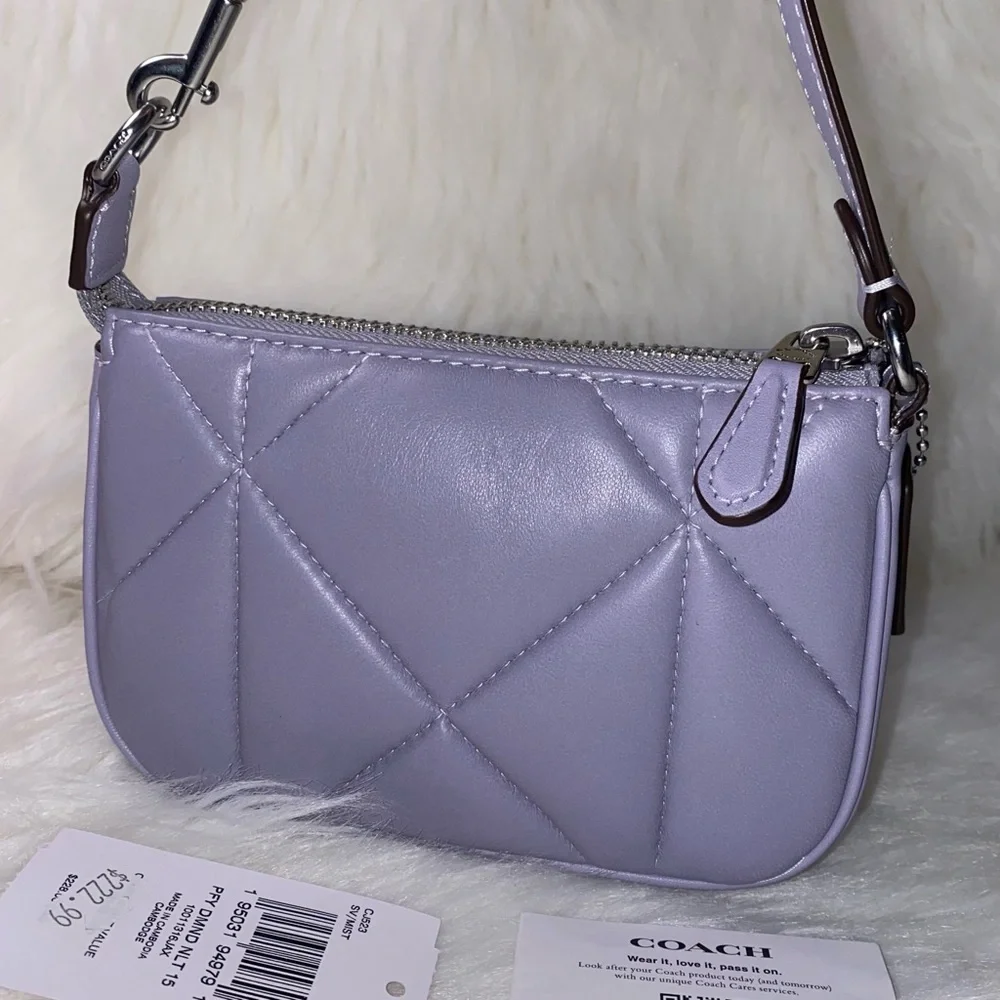 Coach nappa leather wristlet New Nolita 15 With Puffy Diamond Quilting