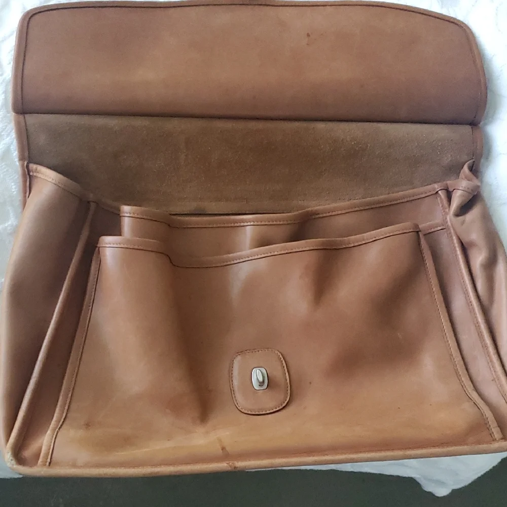 Vintage Coach Leather Briefcase