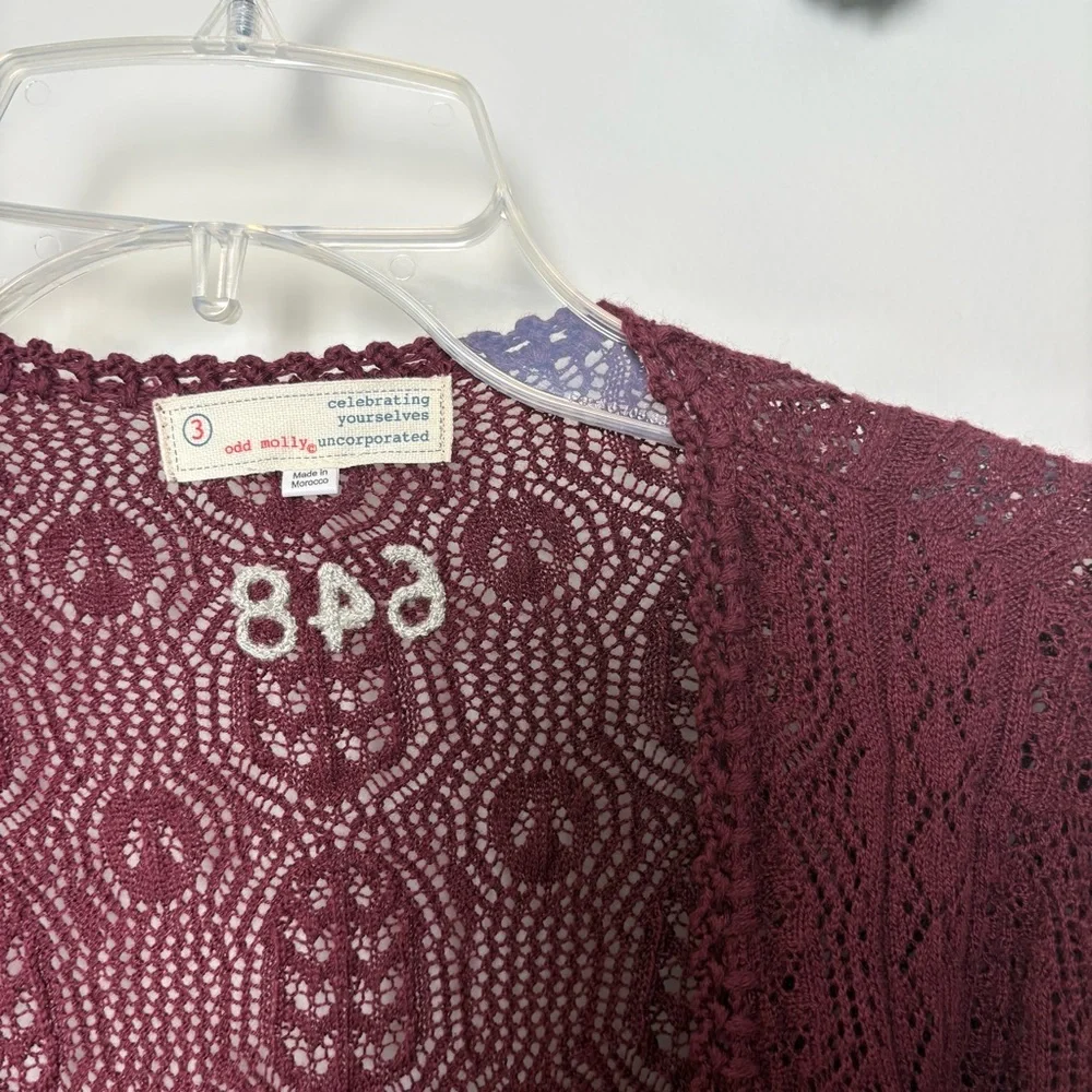 Odd Molly deep maroon