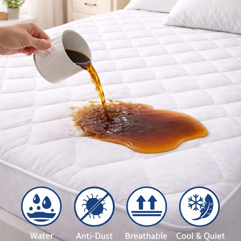 Queen Mattress Protector – 60x80x12 in – Soft Touch