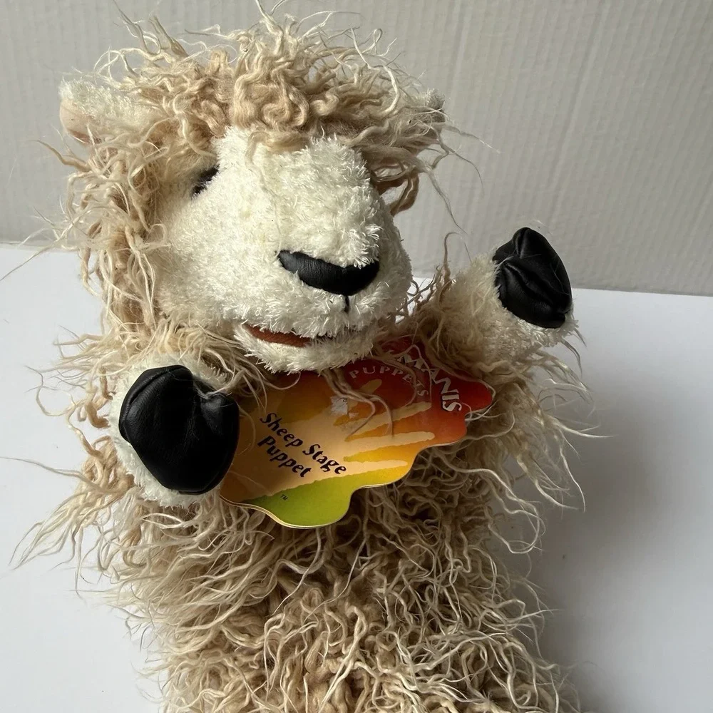 NWT Folkmanis Sheep Stage Puppet 13