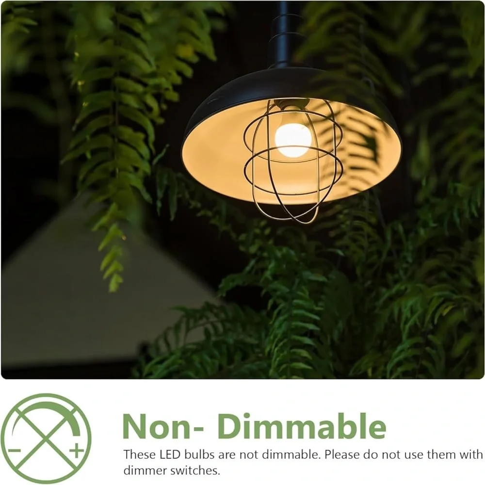 Warm White LED Light Bulbs - Pack of 4