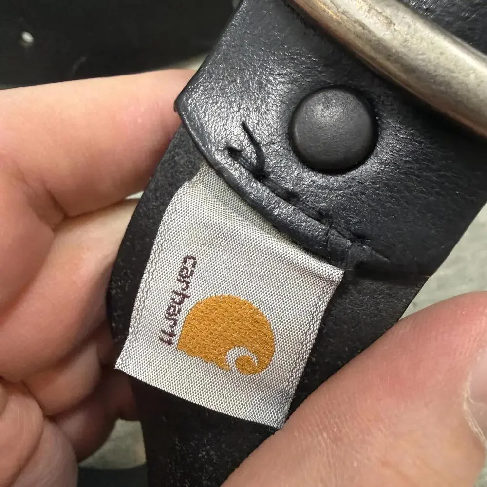 Carhartt black leather