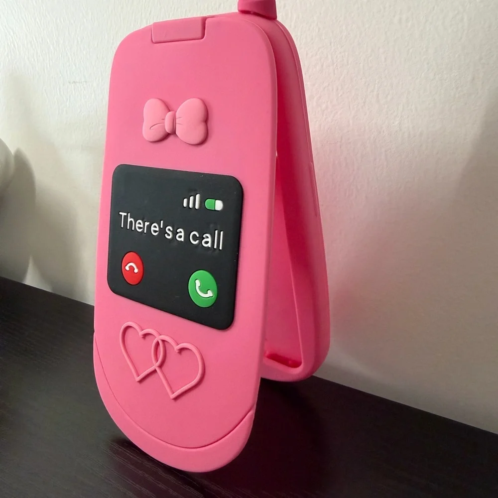 iPhone 14 Pro Pink Flip Phone Case